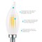 Luxrite CA11 LED Light Bulbs 5W (60W Equivalent) 450LM 2700K Warm White Dimmable E12 Candelabra Base 6-Pack LR21563-6PK - alternate 8
